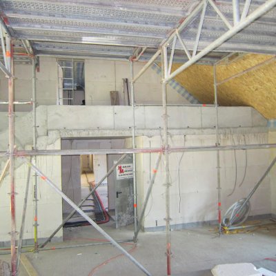 Schwimmbadinnendämmung Leer