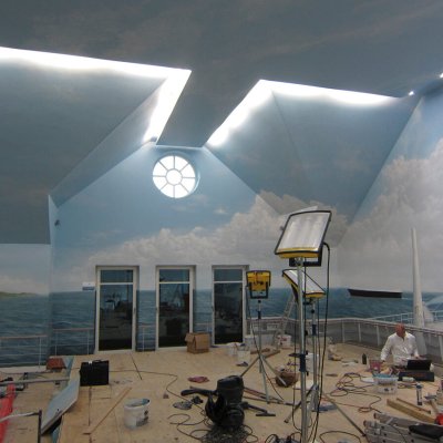 Schwimmbadinnendämmung Leer